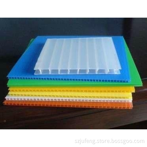 Outdoors Corona Treated Corrugated Sheets for Signs Full Color Printing